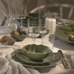 Flora asjett 19 cm grønn