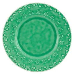 Flora asjett 23 cm grønn