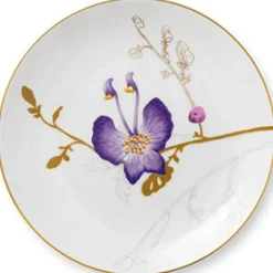 Flora asjett 22 cm stemorsblomst