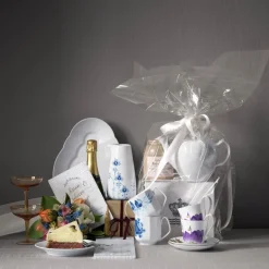 Flora høyhankskopp og skål 27 cl iris