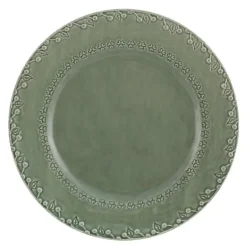 Flora middagstallerken 29 cm grønn