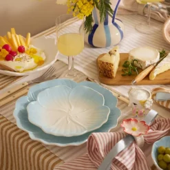 Flora serviettring 6 cm beige/rosa