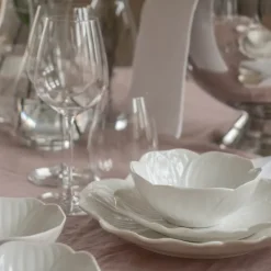 Flora skål 35 cl hvit