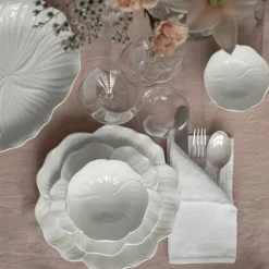 Flora skål 35 cl hvit