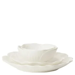 Flora skål 35 cl hvit