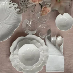 Flora skål 20 cl hvit