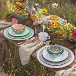 Flora skål 17 cm grå