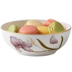 Flora skål 14 cm iris