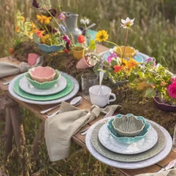 Flora skål 17 cm lys rosa