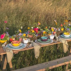 Flora skål 17 cm lys rosa