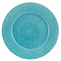 Flora tallerken 29 cm blå