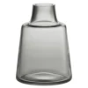 Flora vase kort 12 cm smoke