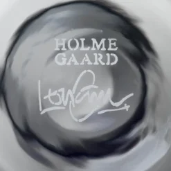 Flora vase kort 12 cm smoke