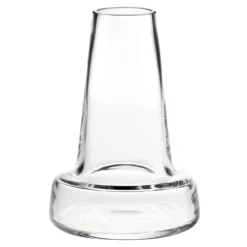 Flora vase lang 24 cm klar