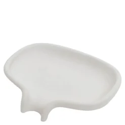 Flow såpeskål m/avrenning 14x11 cm betong hvit