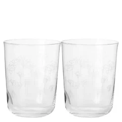 Flower vannglass 44,5 cl 2 stk