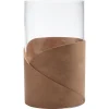 Fold Nupo vase M 11x20 cm natur
