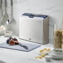 Folio sky skjærebrett 4 stk blåtoner