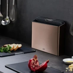 Folio Steel skjærebrett 35,5x26 cm roségull