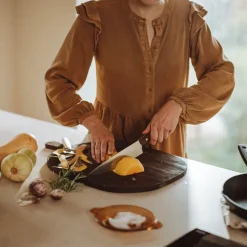 Folken kokkekniv 20 cm tre/stål