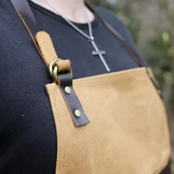 Forkle vokset 100x66 cm brunt