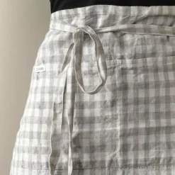 Forkle 90x75 cm gingham natural