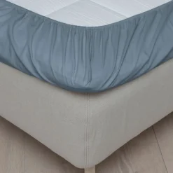 Formsydd laken 90x200 cm jeansblå