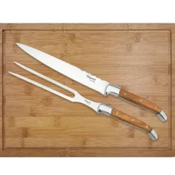 Forskjærersett 2 deler m/skjærebrett i bambus