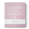 Fotoalbum baby it's a wild world rosa