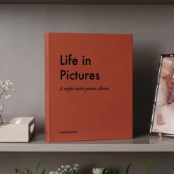 Fotoalbum life in pictures oransje