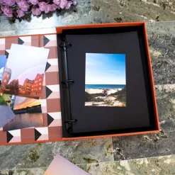 Fotoalbum life in pictures oransje