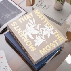 Fotoalbum moments that matters the most beige