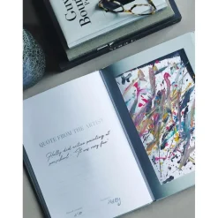 Frame bok great art grå