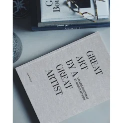 Frame bok great art grå