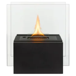 Freestanding frittstående peis 180 1,05L svart