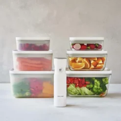 Fresh & Save vakuum startsett plast 7 deler