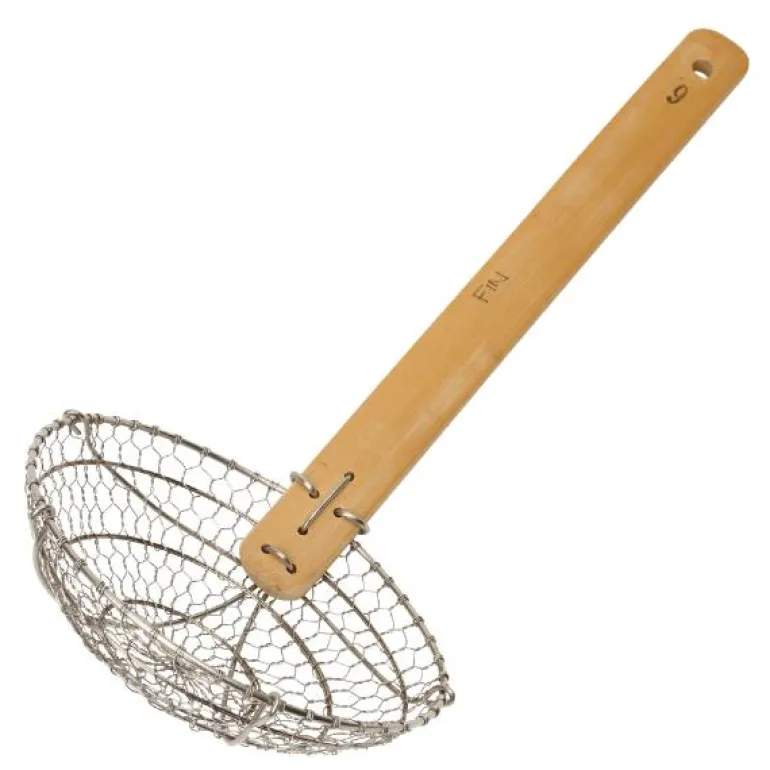 Frityrsleiv 38 cm bambus håndtak