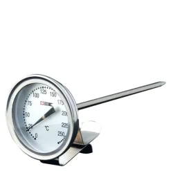 Frityrtermometer sølv