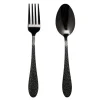 Frost dessertbestikk 8 deler svart