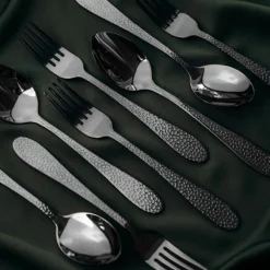 Frost dessertbestikk 8 deler svart
