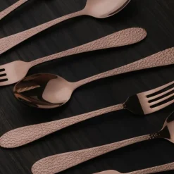 Frost fenix dessertbestikk 8 deler kobber