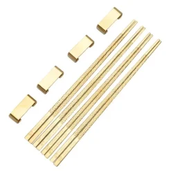 Frost Kito spisepinner 4 par med holder messing