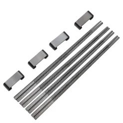 Frost Kito spisepinner 4 par med holder svart