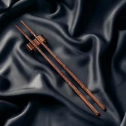 Frost Kito spisepinner 4 par med holder kobber