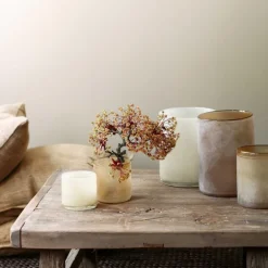 Frost lyslykt 13x19 cm amber