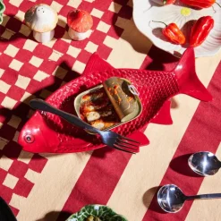 Fruity serveringsfat 36x21 cm kai vinrød