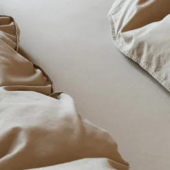 Frøya laken 160x200 cm beige