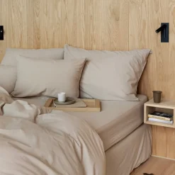 Frøya sengesett 140x220 cm beige