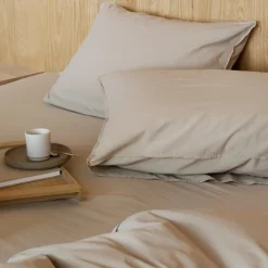 Frøya sengesett 140x220 cm beige