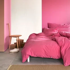 Frøya sengesett 140x220 cm sukkerrosa